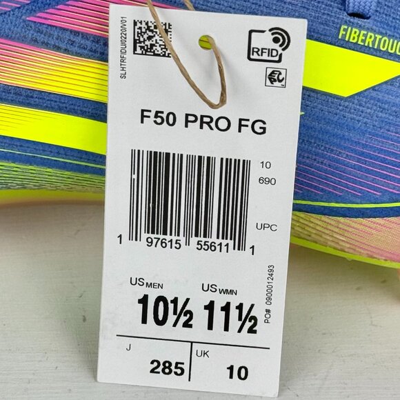 Men's 10.5 Women's 11.5 - Adidas F50 PRO FG Firm Ground Soccer Cleats - Picture 4 of 9